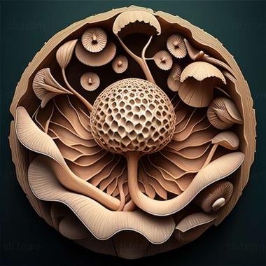 3D модель Lycoperdininae (STL)